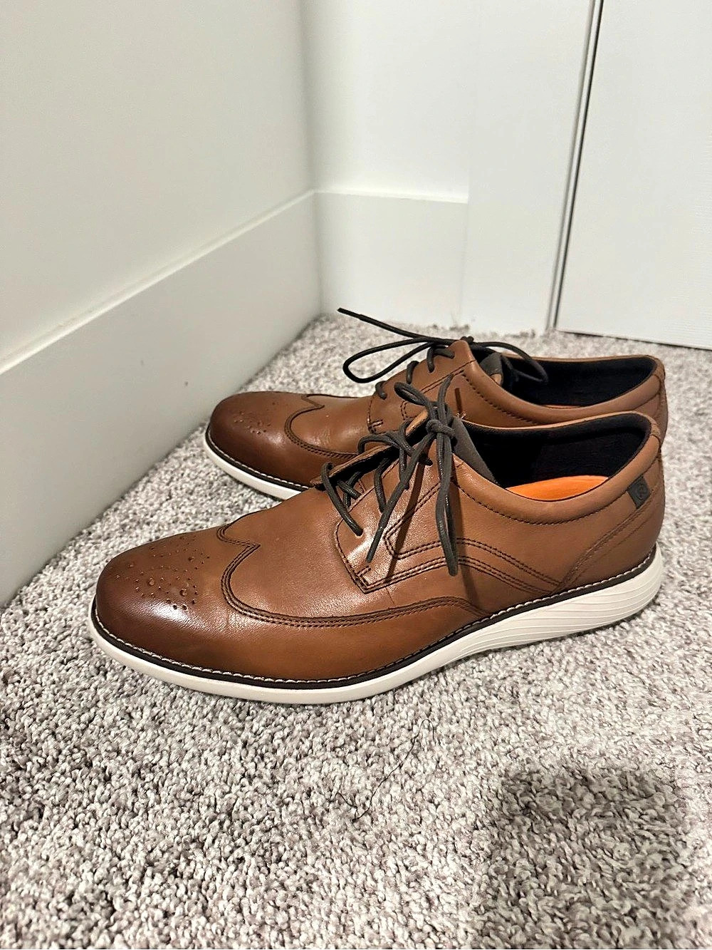 Rockport Total Motion Sport Wingtip Men's Brown Oxfords